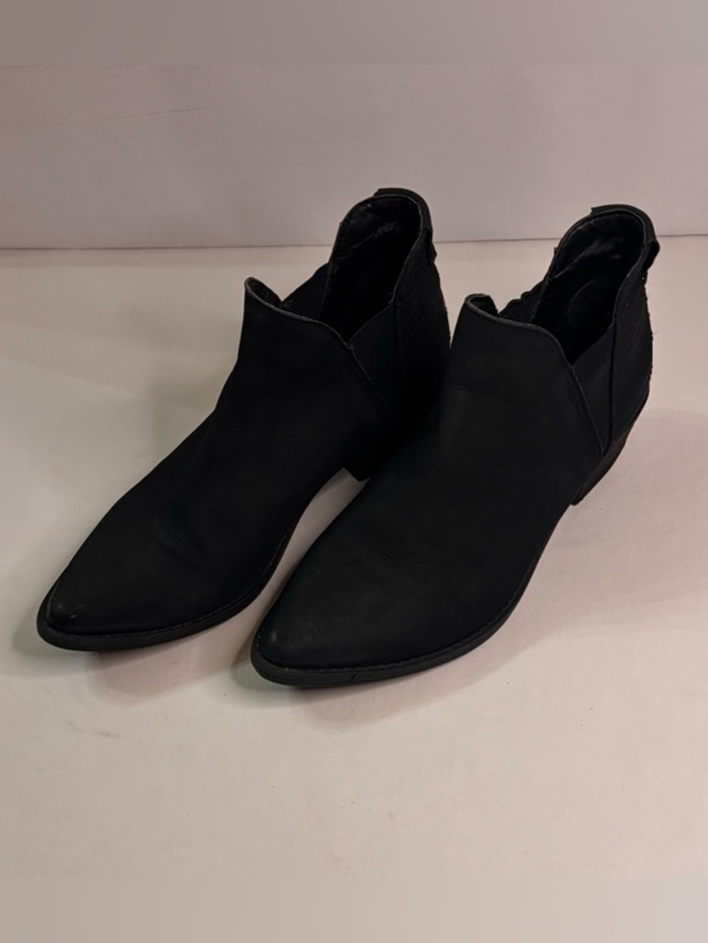 Steve Madden Black Women's Ankle Booties - Pointed Toe Chelsea Style